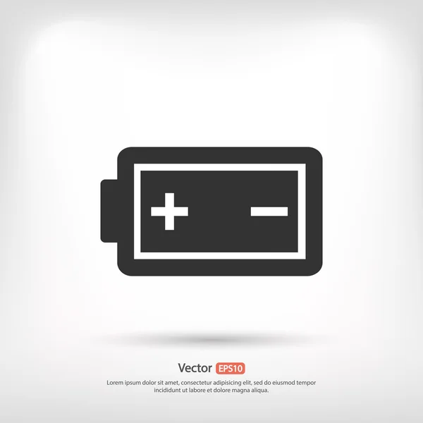 Icône de charge de batterie — Image vectorielle