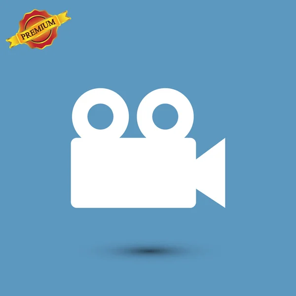 Icono de cámara de vídeo — Vector de stock