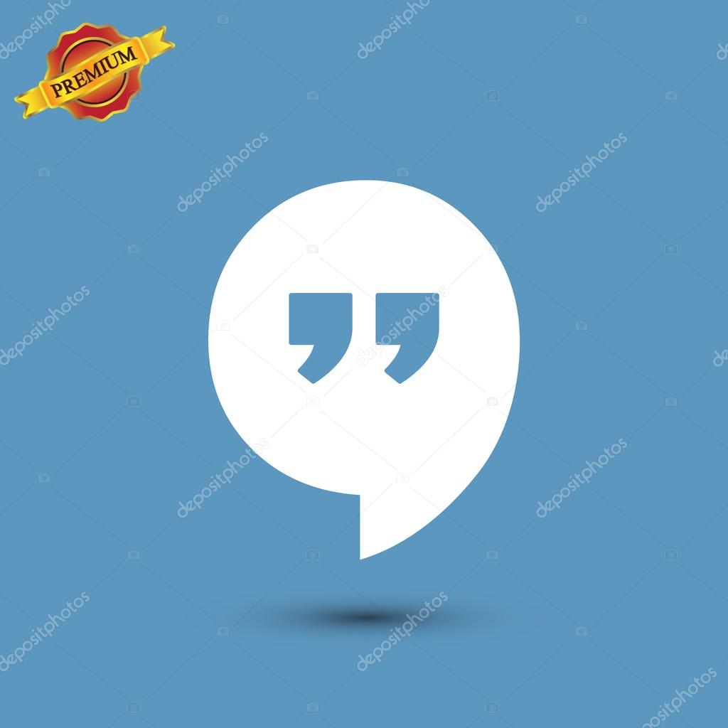 Dialog Speech bubble icon