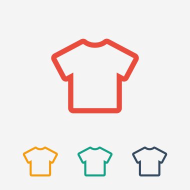 Tshirt düz simgesi