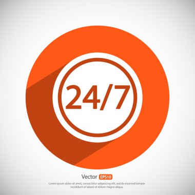 bir gün ve haftanın 7 günü 24 Saat