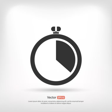 Kronometre simgesi tasarım