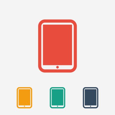 Modern dijital tablet pc simgesi