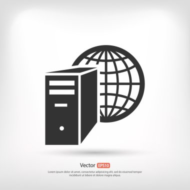 bilgisayar sunucusu simgesi