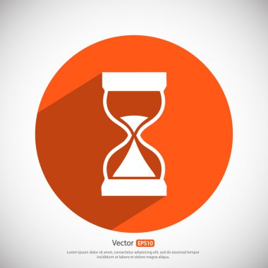 Kum saati simgesi tasarım