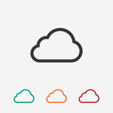 bulut simgesi tasarım