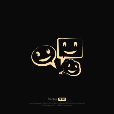 konuşma balonları simgesi