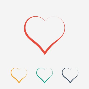 kalp simgesi, düz tasarım