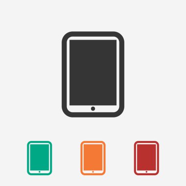 Modern dijital tablet pc simgesi