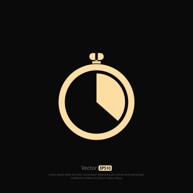 Kronometre simgesi tasarım