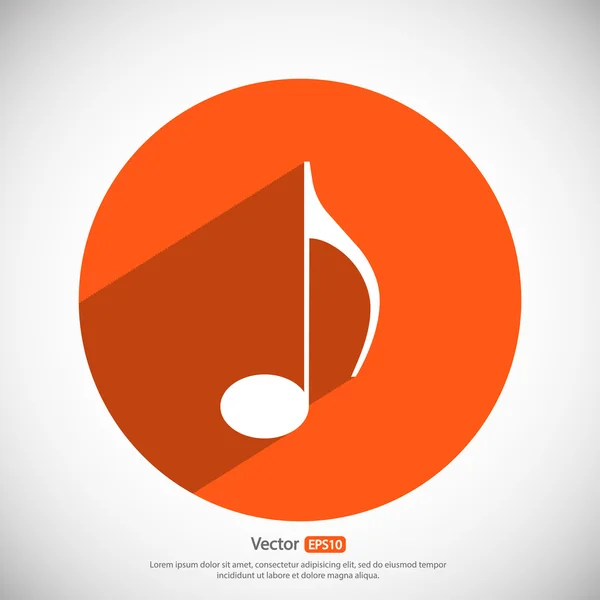 Music icon design — Stock Vector