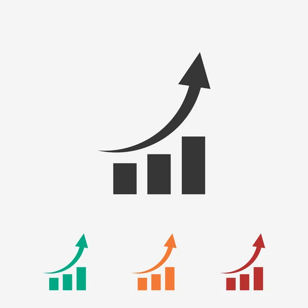 Infographic, grafiek pictogram — Stockvector