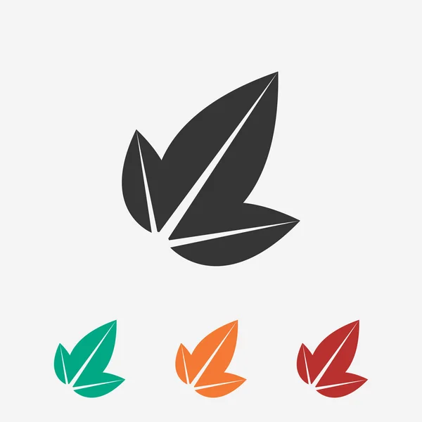 Icono hoja de árbol — Vector de stock