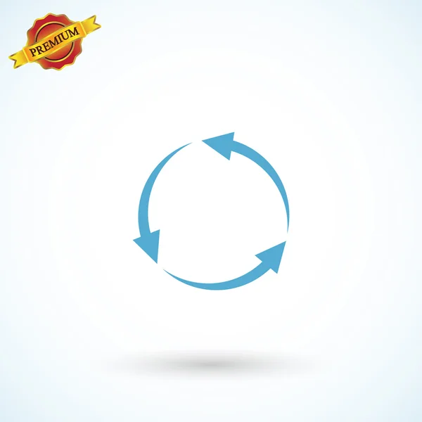 Circular arrows  icon — Stock Vector
