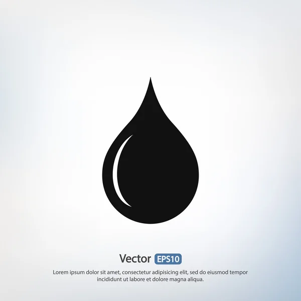 Drop pictogram ontwerp — Stockvector