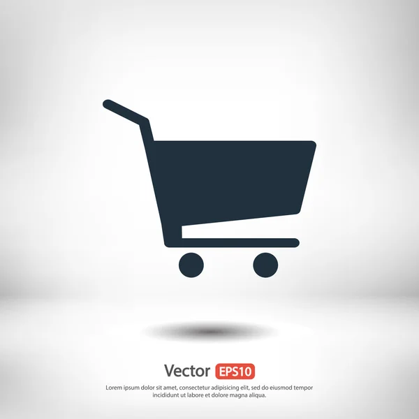 Ícone da cesta de compras — Vetor de Stock