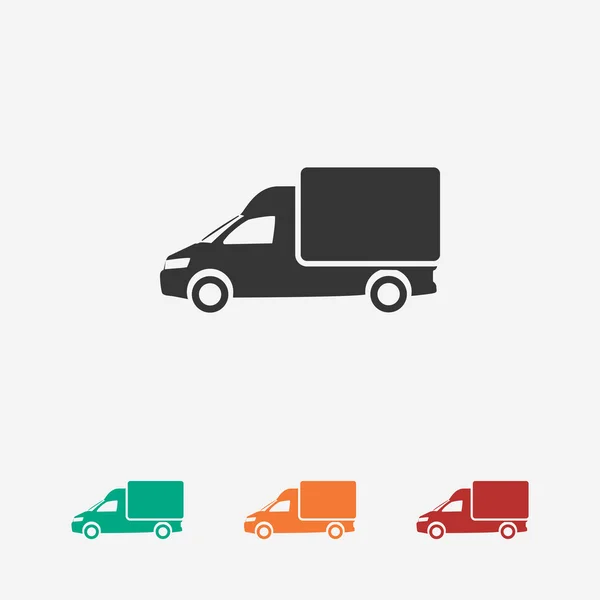 Truck flat icon — Stock Vector