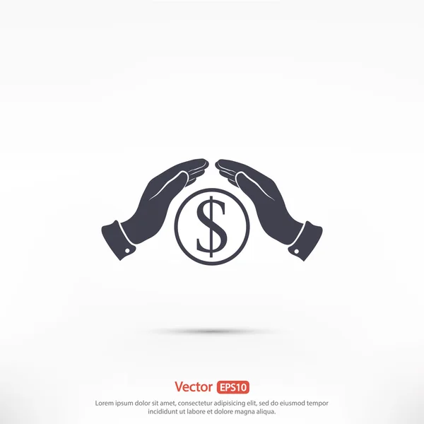 Ahorrar dinero icono — Vector de stock