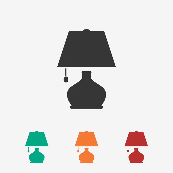 Pictogram design lamp — Stockvector