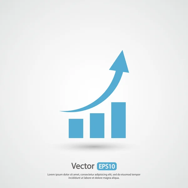 Infographic, chart  icon — Stock Vector