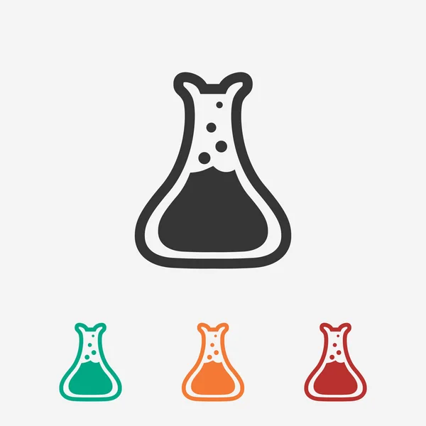 Laboratorium glas pictogram — Stockvector