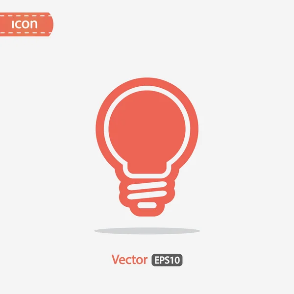 Light bulb  icon — Stock Vector