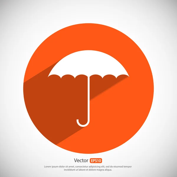 Paraply ikon design — Stock vektor