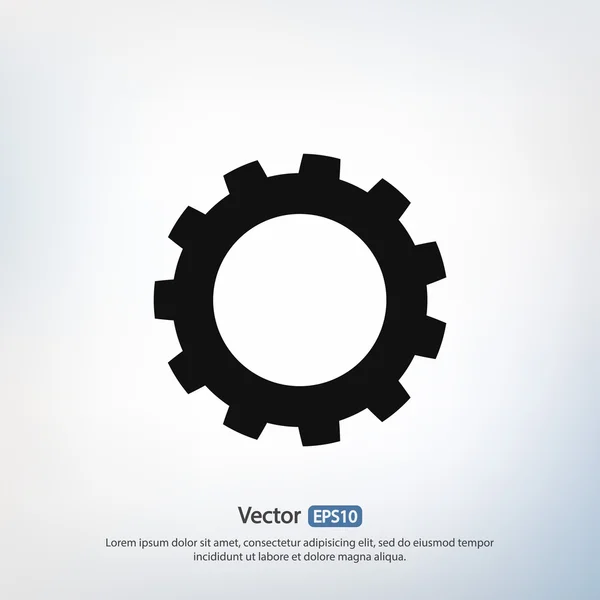 Fogaskerék ikonra design — Stock Vector