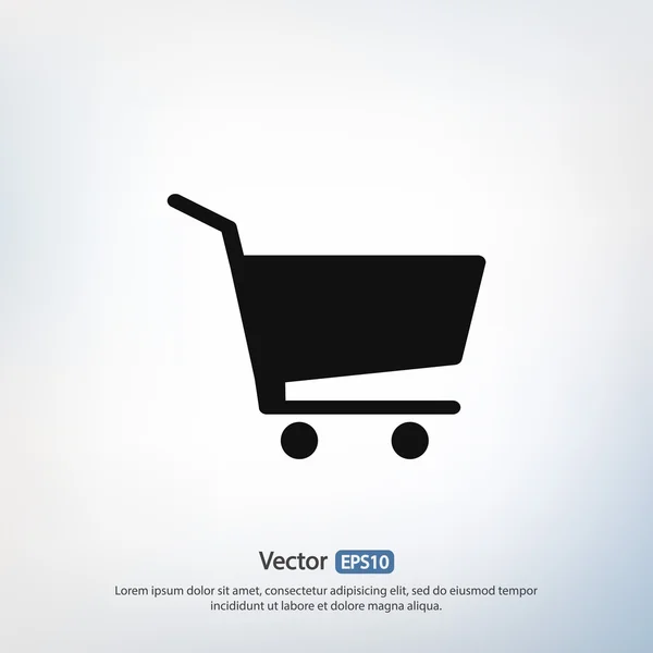 Icono de cesta de compra — Vector de stock