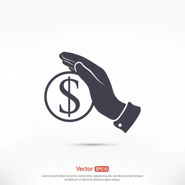 Ahorrar dinero icono — Vector de stock