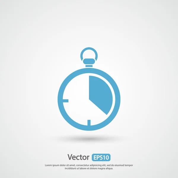 Stopwatch icon design — Stock Vector