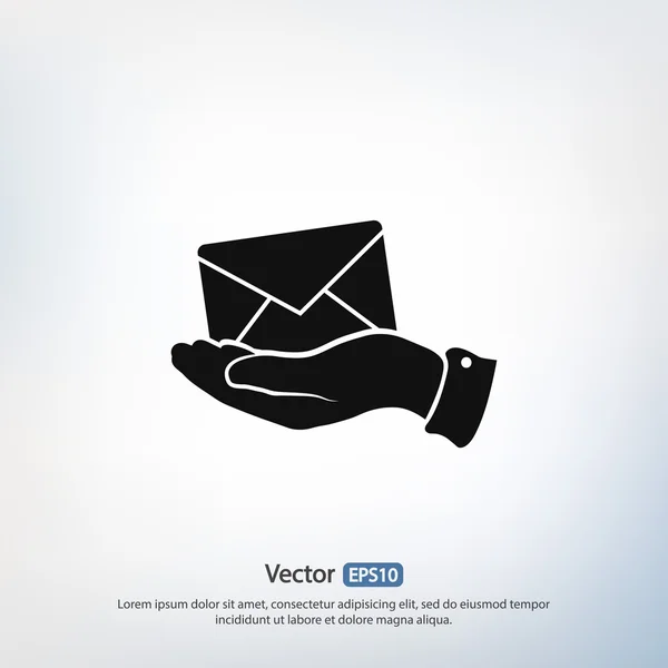 Pictogram envelop post — Stockvector