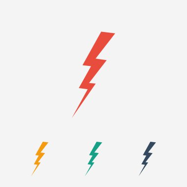 Yıldırım simgesi tasarım