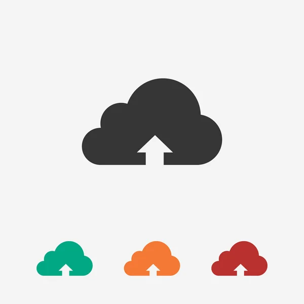 Icona di caricamento cloud — Vettoriale Stock