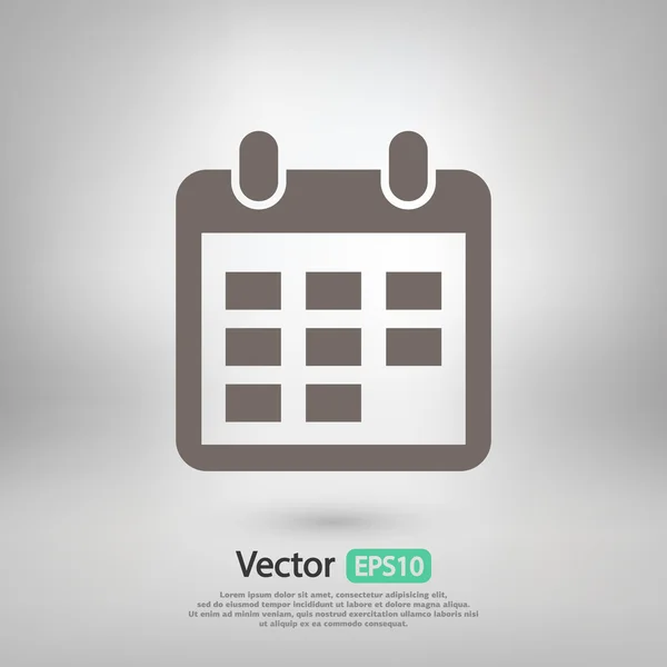 Календар-icon дизайн — стоковий вектор