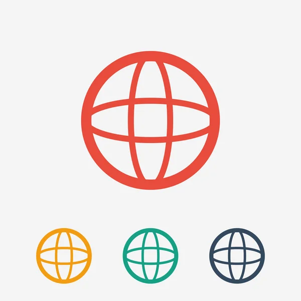 Design de ícone globo —  Vetores de Stock