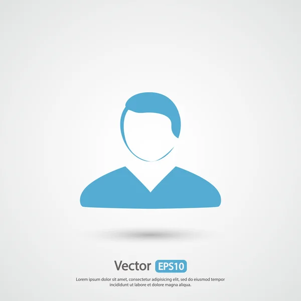 Icono del hombre de negocios — Vector de stock