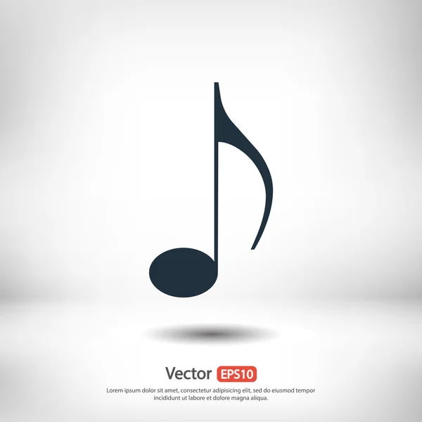 Design icône de musique — Image vectorielle