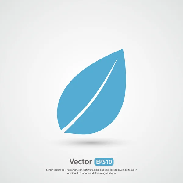Icono hoja de árbol — Vector de stock
