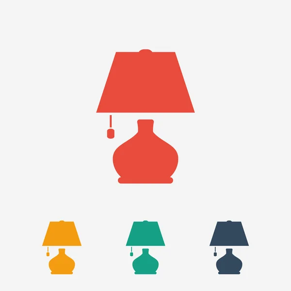 Pictogram design lamp — Stockvector