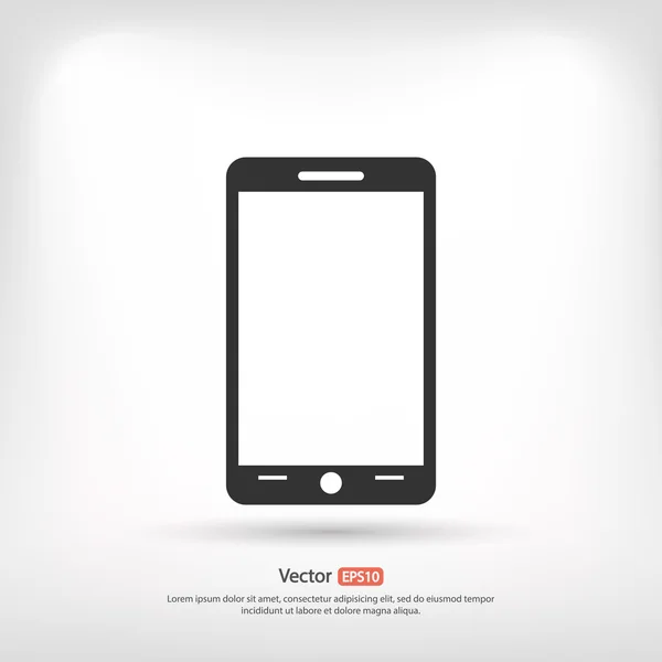 Ícone do smartphone móvel — Vetor de Stock