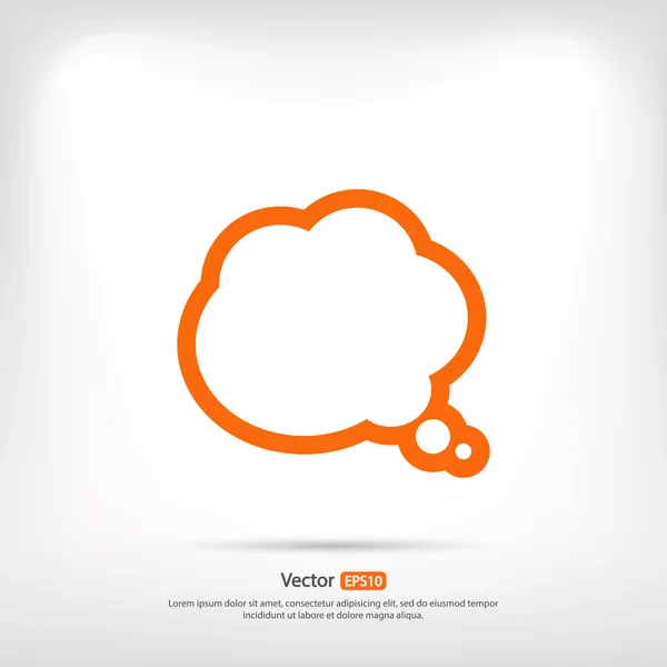 Speech bubble icon — Stock Vector