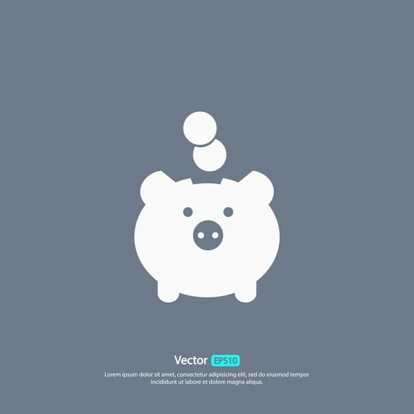 Moneybox pictogram ontwerp — Stockvector