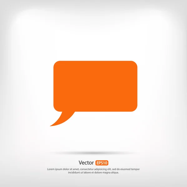 Speech bubble icon — Stock Vector