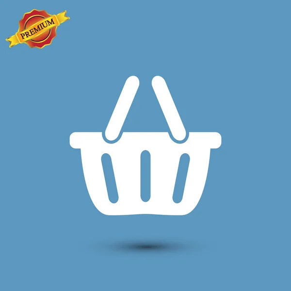 Shopping basket icon — Stock Vector