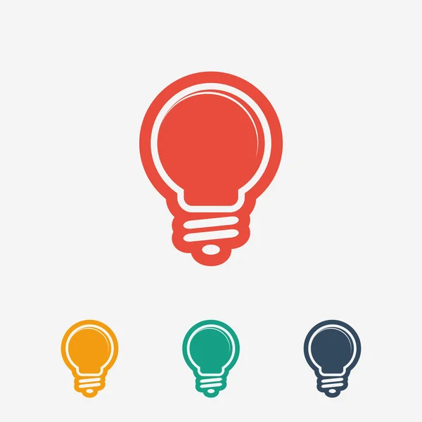 Light bulb  icon — Stock Vector