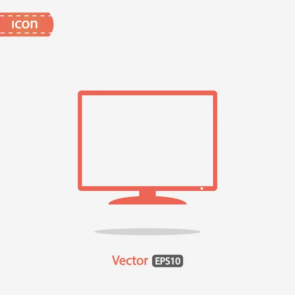 Monitor ikon tervezés — Stock Vector