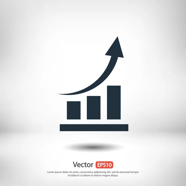 Infographic, chart  icon — Stock Vector