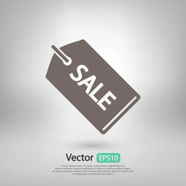 Sale tag icon — Stock Vector