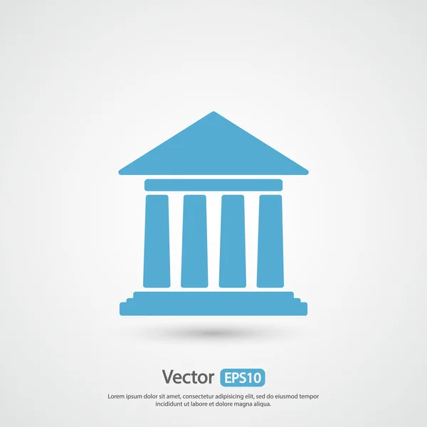 Icono histórico del edificio — Vector de stock